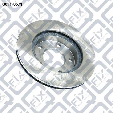 Гальмо дискове переднє Q0910671 Q-FIX