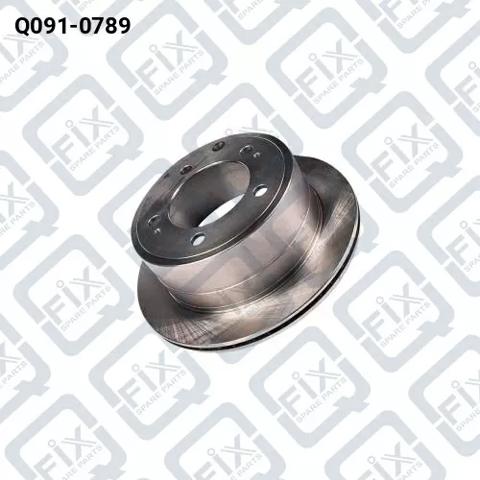 Диск заднього гальма Q0910789 Q-FIX