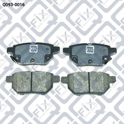 Задні дискові колодки Q0930016 Q-FIX