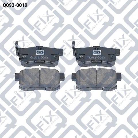 Колодки на гальмо задній дисковий Q0930019 Q-FIX