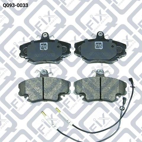 Колодки гальмівні дискові комплект Q0930033 Q-FIX