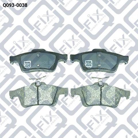 Задні гальмівні колодки Q0930038 Q-FIX