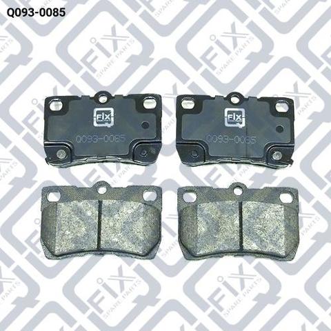 Задні гальмівні колодки Q0930085 Q-FIX