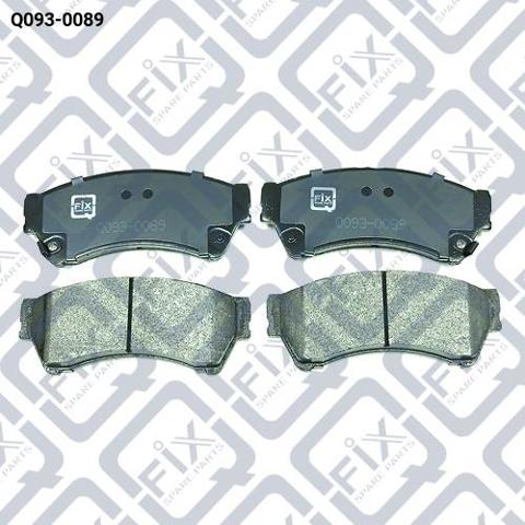 Колодки гальмівні передні, дискові Q0930089 Q-FIX