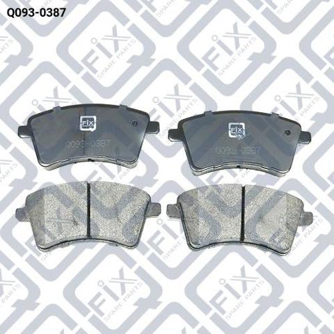 Колодки гальмівні дискові комплект Q0930387 Q-FIX
