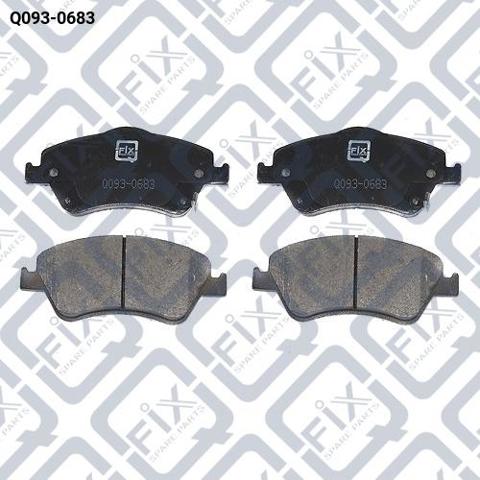 Колодки гальмівні передні, дискові Q0930683 Q-FIX