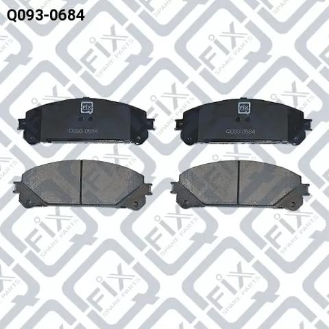 Гальмівні колодки Q0930684 Q-FIX