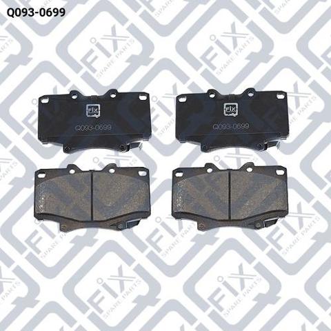 Тормозні колодки Q0930699 Q-FIX
