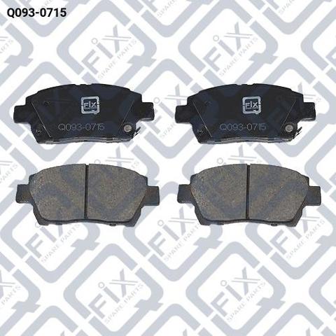 Колодки передні Q0930715 Q-FIX