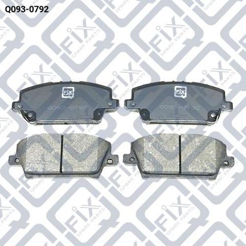 Колодки гальмівні передні, дискові Q0930792 Q-FIX