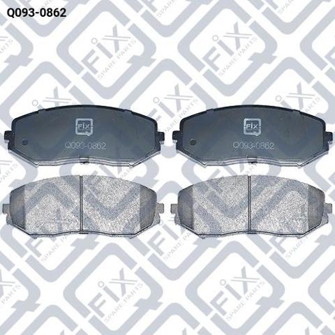 Колодки передні Q0930862 Q-FIX