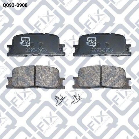 Колодки на гальмо задній дисковий Q0930908 Q-FIX