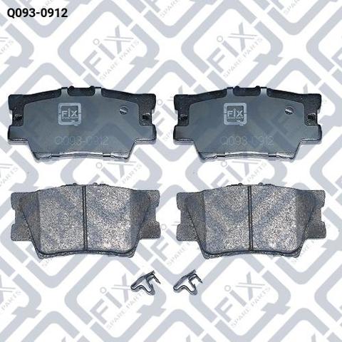 Задні гальмівні колодки Q0930912 Q-FIX