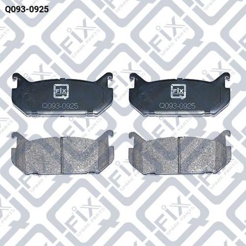 Задні дискові колодки Q0930925 Q-FIX