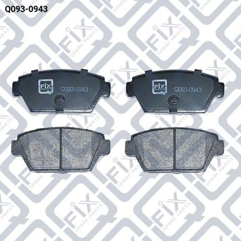 Колодки гальмівні задні, дискові Q0930943 Q-FIX