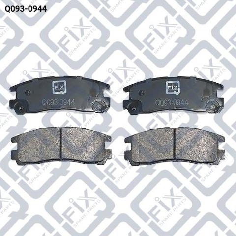 Колодки гальмівні задні, дискові Q0930944 Q-FIX
