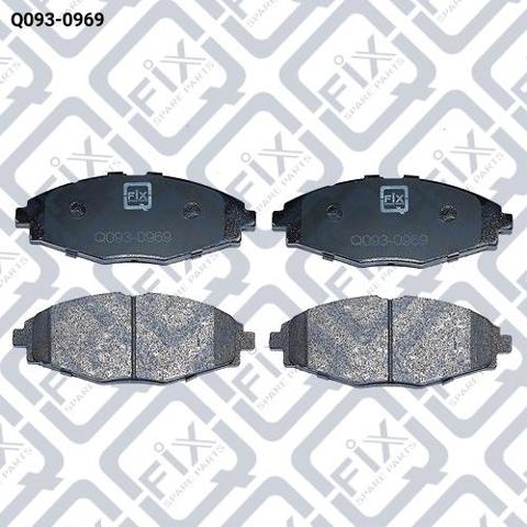 Колодки гальмівні передні, дискові Q0930969 Q-FIX