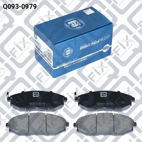 Колодки гальмівні дискові комплект Q0930979 Q-FIX