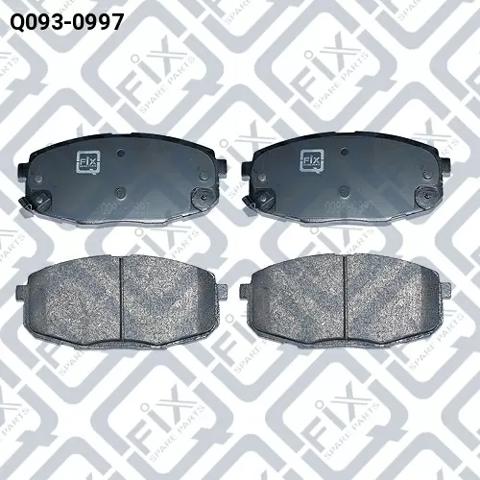 Колодки гальмівні дискові комплект Q0930997 Q-FIX