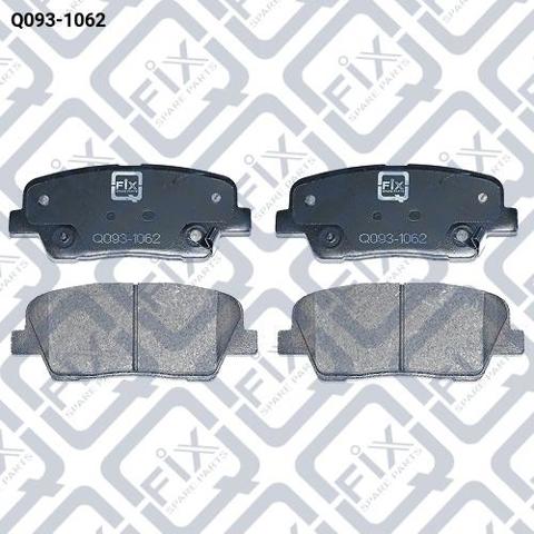 Колодки гальмівні задні, дискові Q0931062 Q-FIX