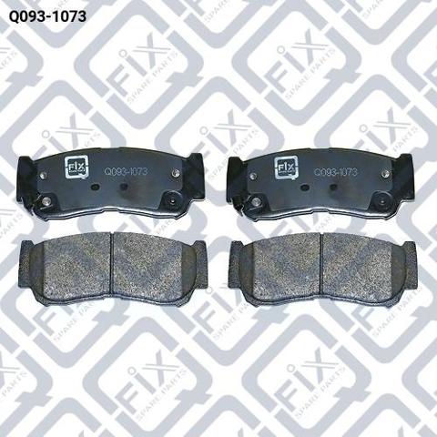 Колодки гальмові задні, дискові Q0931073 Q-FIX