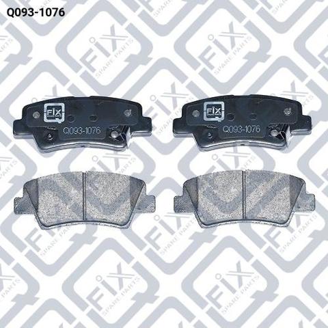 Колодки гальмові задні, дискові Q0931076 Q-FIX