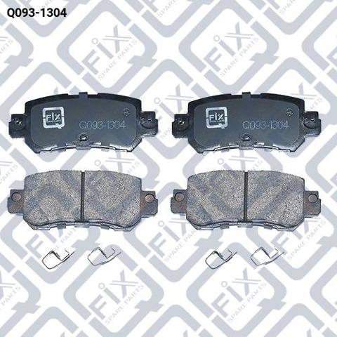 Колодки гальмівні задні, дискові Q0931304 Q-FIX