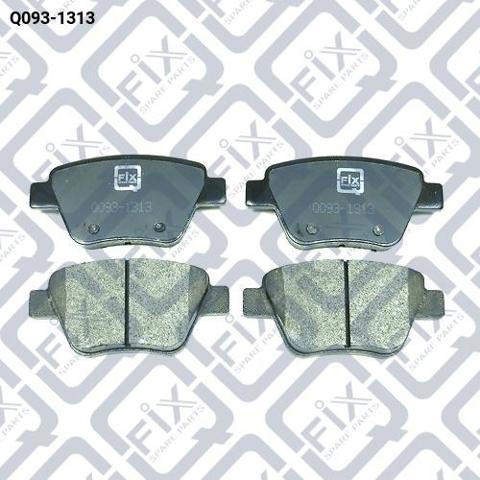 Колодки гальмові задні, дискові Q0931313 Q-FIX
