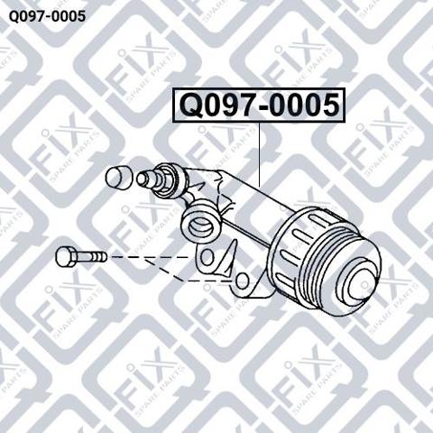 Циліндр зчеплення робочий Q0970005 Q-FIX