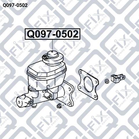 Циліндр гальмівний, головний Q0970502 Q-FIX