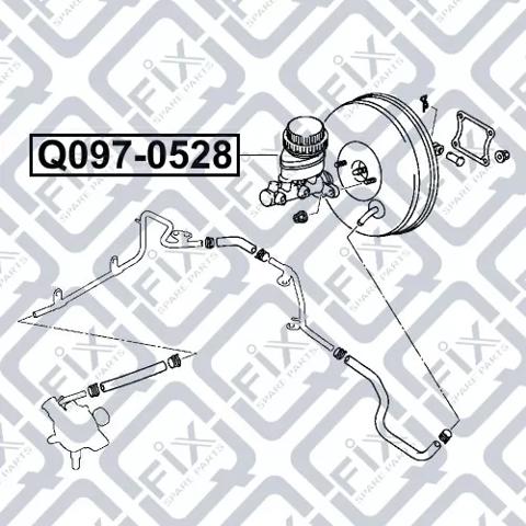 Циліндр гальмівний, головний Q0970528 Q-FIX