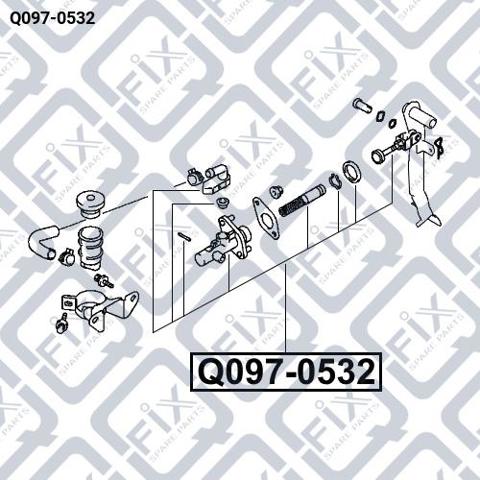 Циліндр зчеплення Q0970532 Q-FIX