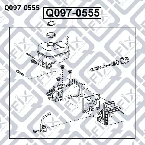 Циліндр головний гальма (Гідротормоз) Q0970555 Q-FIX