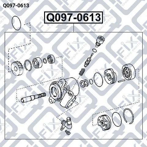 Насос гідравліки Q0970613 Q-FIX