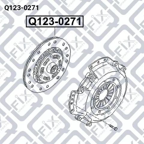 Диск зчеплення Q1230271 Q-FIX