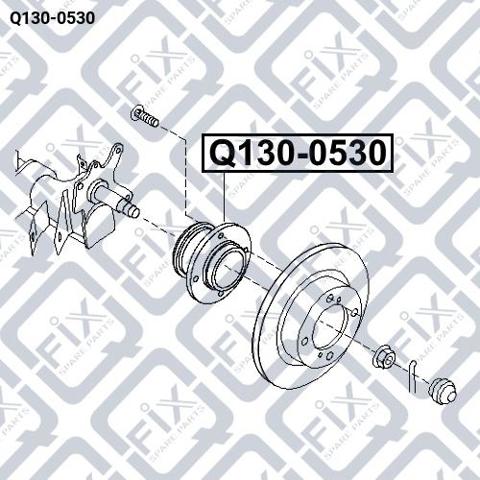 Підшипник ступиці колеса Nissan Almera II