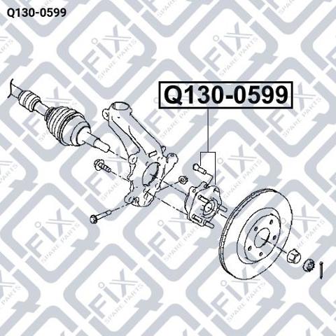 Колеса і маточини Q1300599 Q-FIX