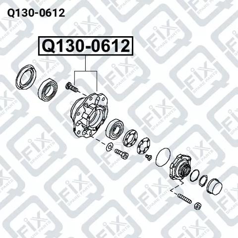 Колеса і маточини Q1300612 Q-FIX