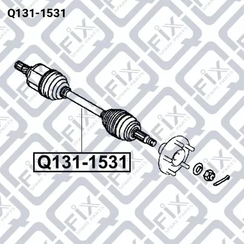 Піввісь передня ліва Q1311531 Q-FIX