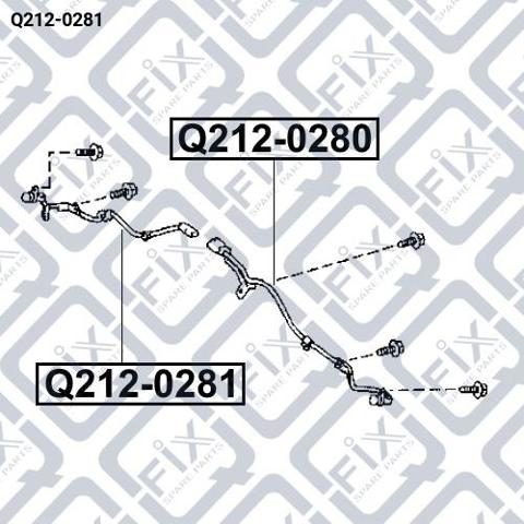 Датчик ABS задній правий Q2120281 Q-FIX