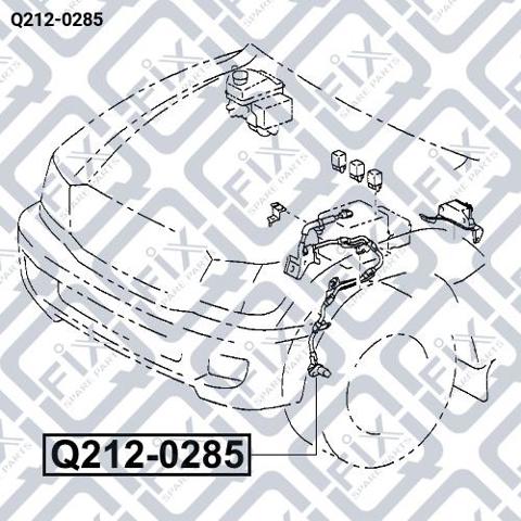 Передній правий датчик абс Q2120285 Q-FIX