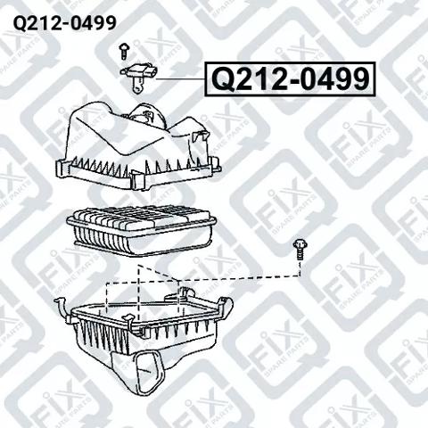 Датчик витрати повітря Q2120499 Q-FIX