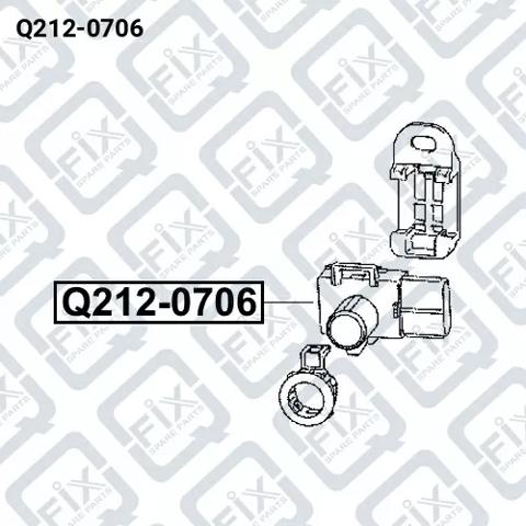Датчик сигналізації паркування (парктронік), задній Q2120706 Q-FIX