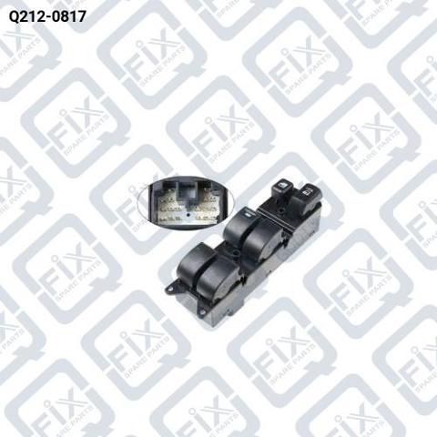 Кнопковий блок керування склопідіймачами передній лівий Q2120817 Q-FIX