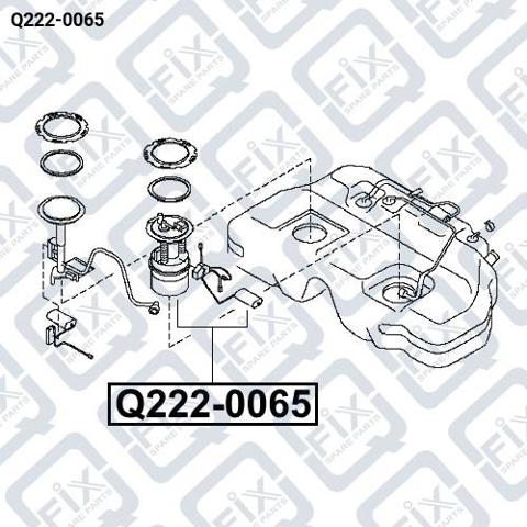 Бензонасос Q2220065 Q-FIX