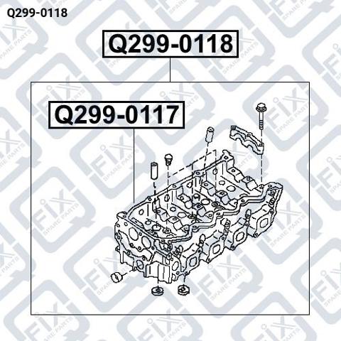 Головка циліндрів Q2990118 Q-FIX