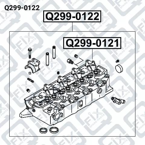 Головка блоку циліндрів Q2990122 Q-FIX