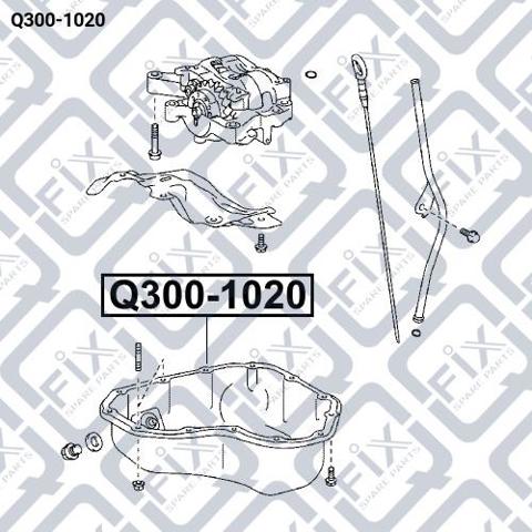 Картер масляний Q3001020 Q-FIX