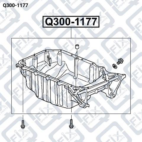 Картер масляний Q3001177 Q-FIX