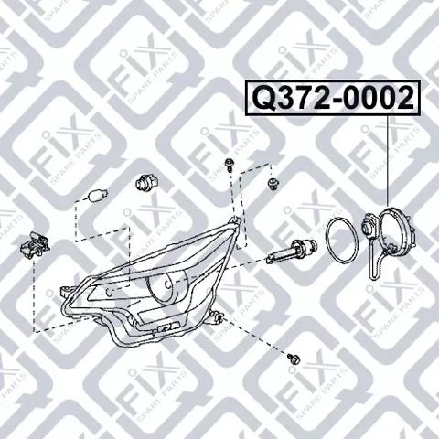 Блок розпалювання, ксенон Q3720002 Q-FIX